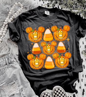 Pumpkin Mouse Candy corn DTF