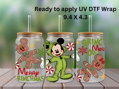 #1032 Green mouse xmas