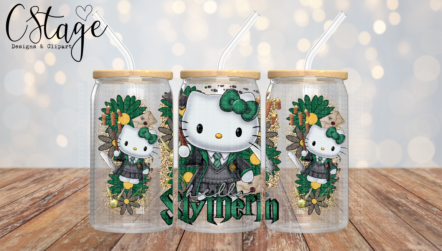 #1125 Green House kitty