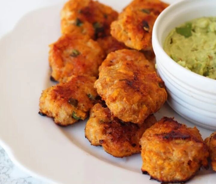 Sweet Potato Chicken Poppers