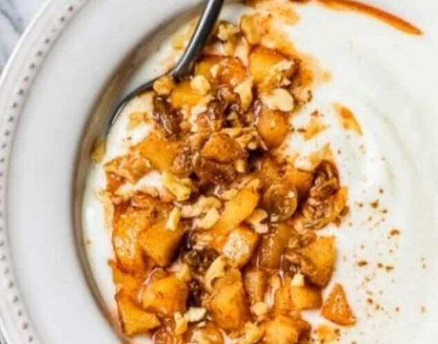 Cinnamon Apple Yogurt Bowls