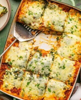 Cottage Cheese Lasagna w. Broccoli