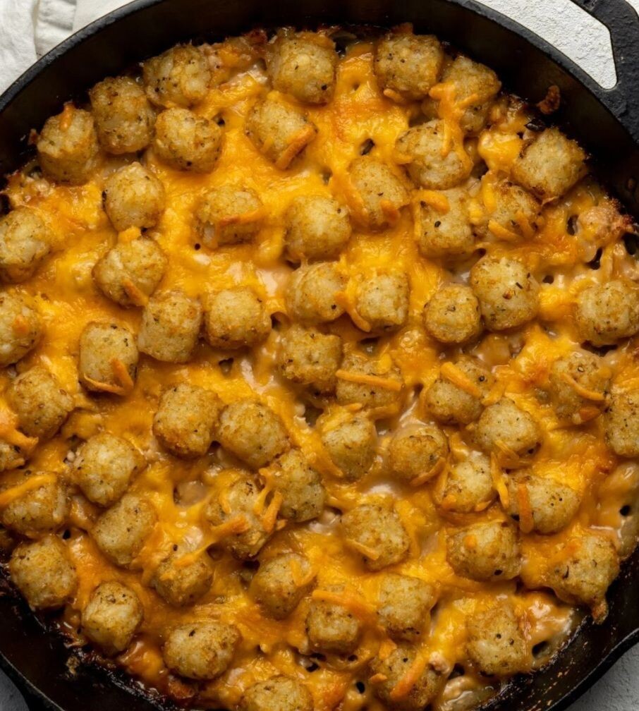 Turkey Tator Tot Casserole