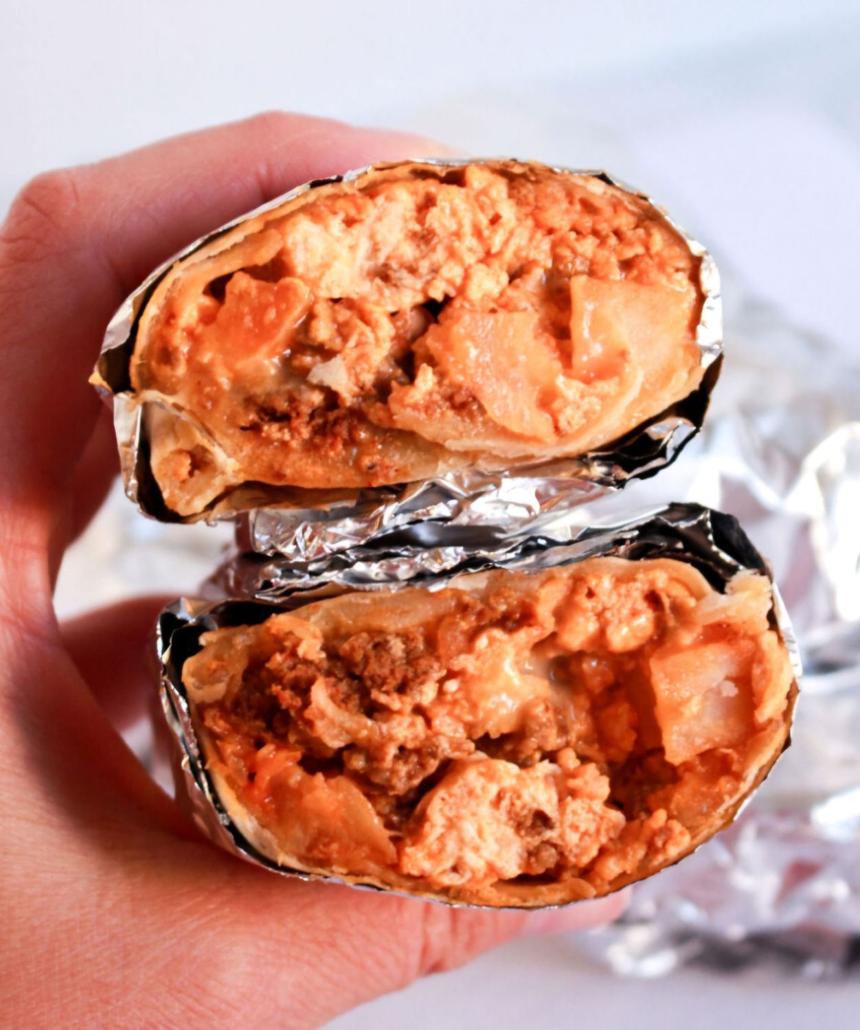 Turkey Chorizo Breakfast Burrito