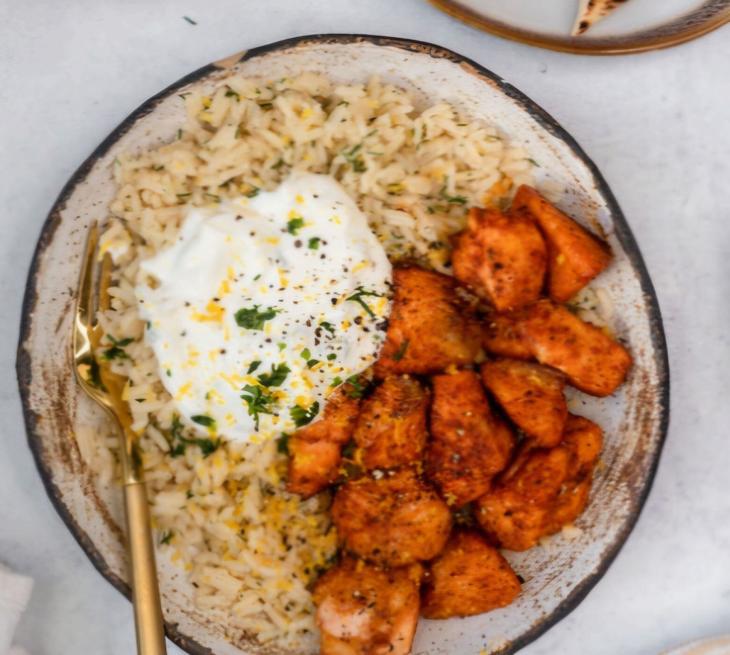 Salmon & Lemon Dill Rice