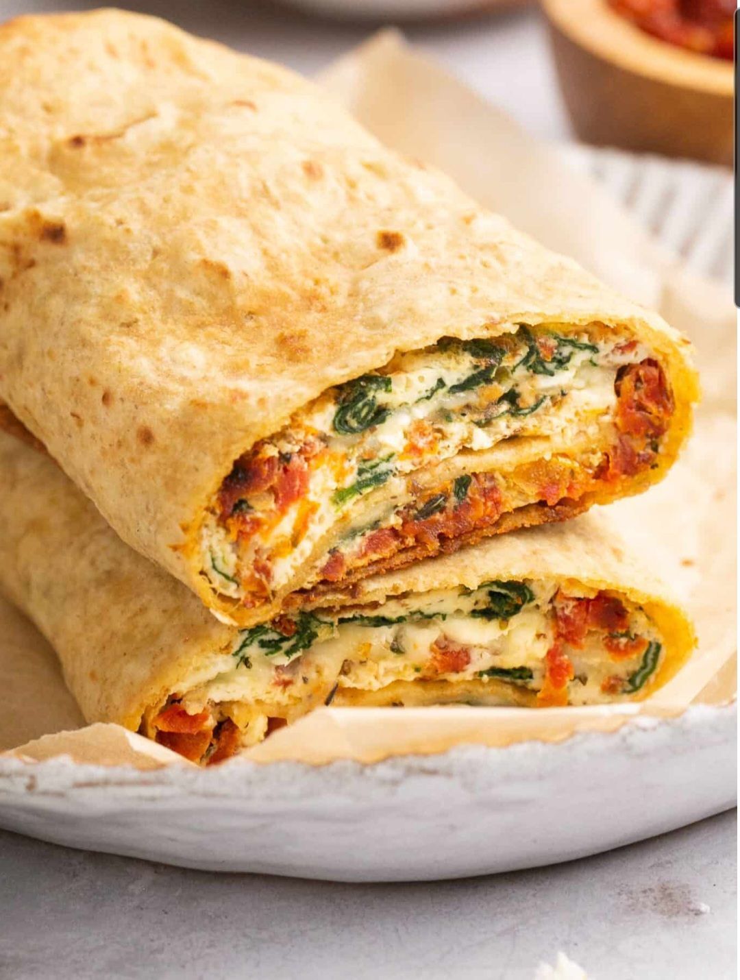 Spinach Feta Wrap