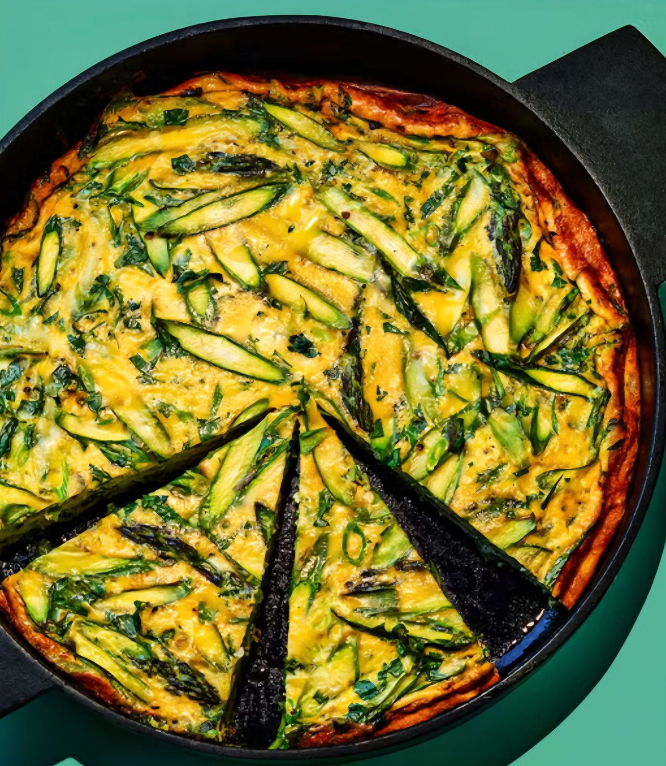 Asparagus/ Scallion Frittata