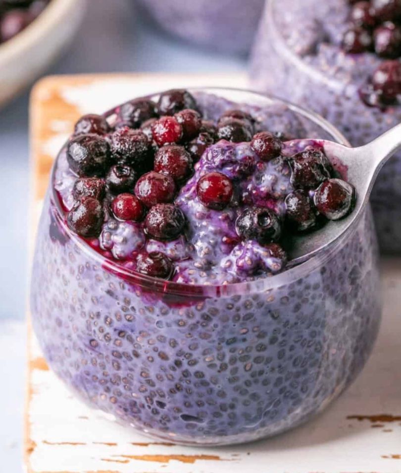 Wild Blueberry Chia Pudding