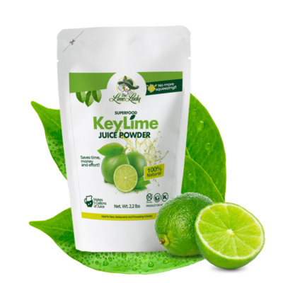 2.2 lbs. Dehydrated Key Lime Juice Powder The Lime Lady (Restaurant Size)