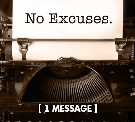 No Excuses