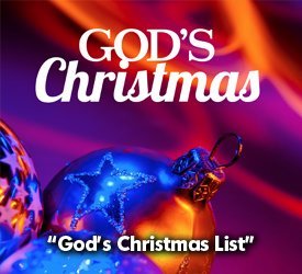 God&#39;s Christmas List
