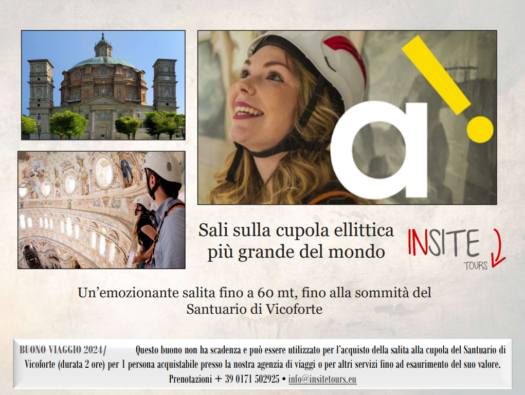 Percorso lungo del Santuario di Vicoforte