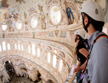 Percorso lungo del Santuario di Vicoforte