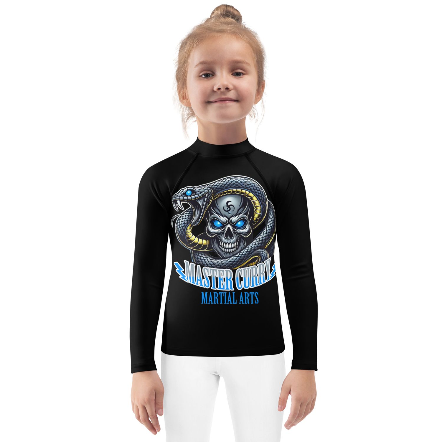 Master Curry Kids Rash Guard New Logo