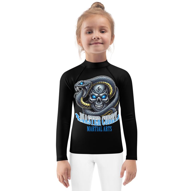 Master Curry Kids Rash Guard New Logo
