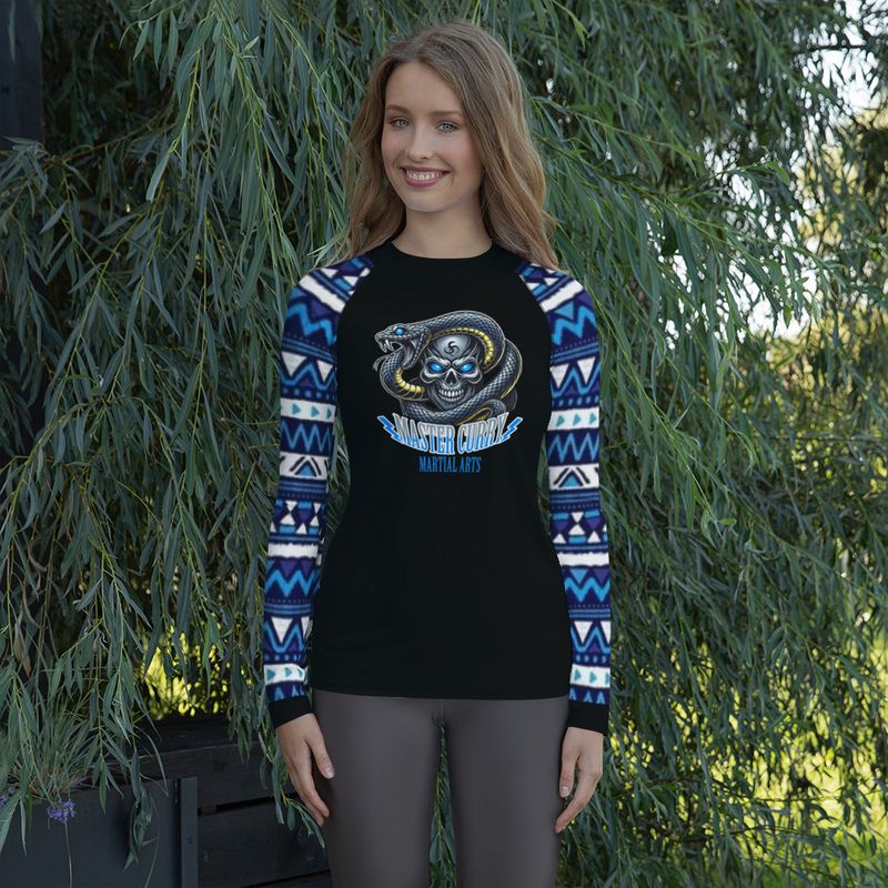 Master Curry Women's Rash Guard BK New Logo