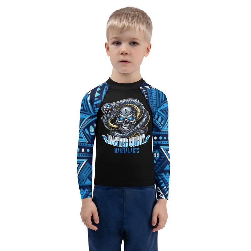 Master Curry Kids Rash Guard New Logo