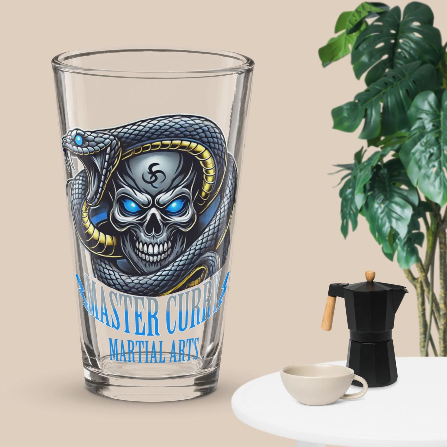 Master Curry Pint Glass New Logo