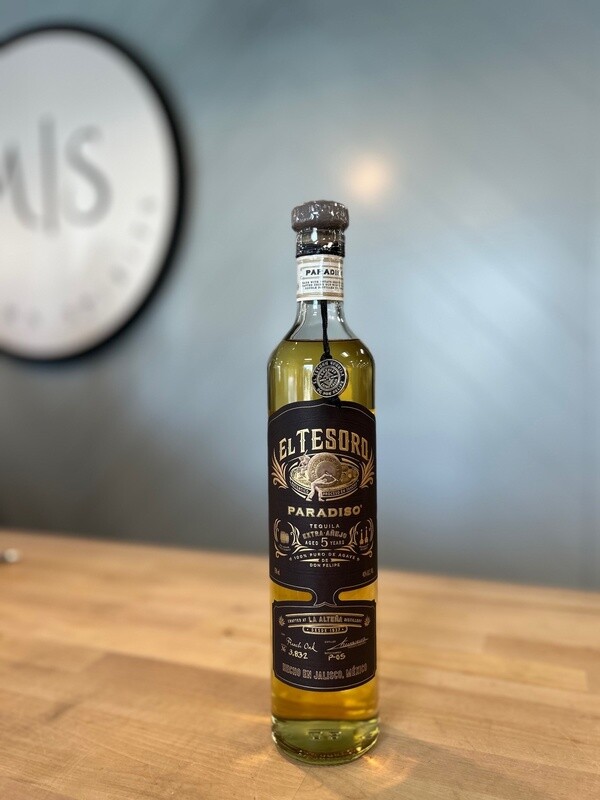 El Tesoro Paradiso extra anejo tequila