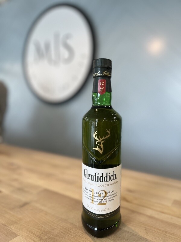 Glenfiddich Single Malt Scotch 12 yr.