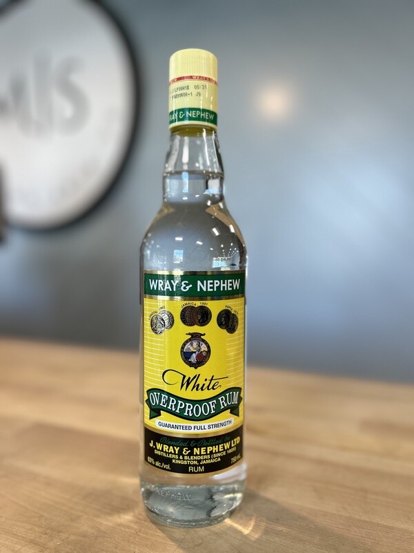 Wray &amp; Nephew Overproof Rum White