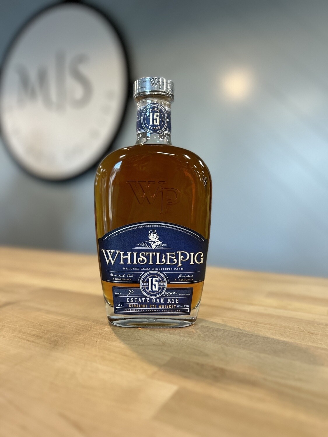 Whistle Pig 15 yr Estate Oak Rye