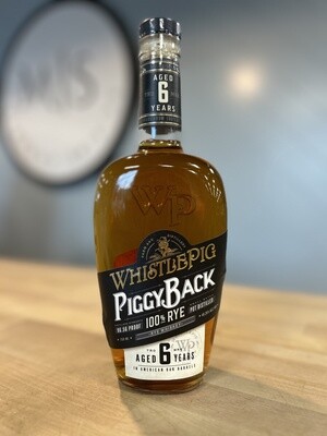 Whistle Pig Piggyback 6yr Rye Whiskey