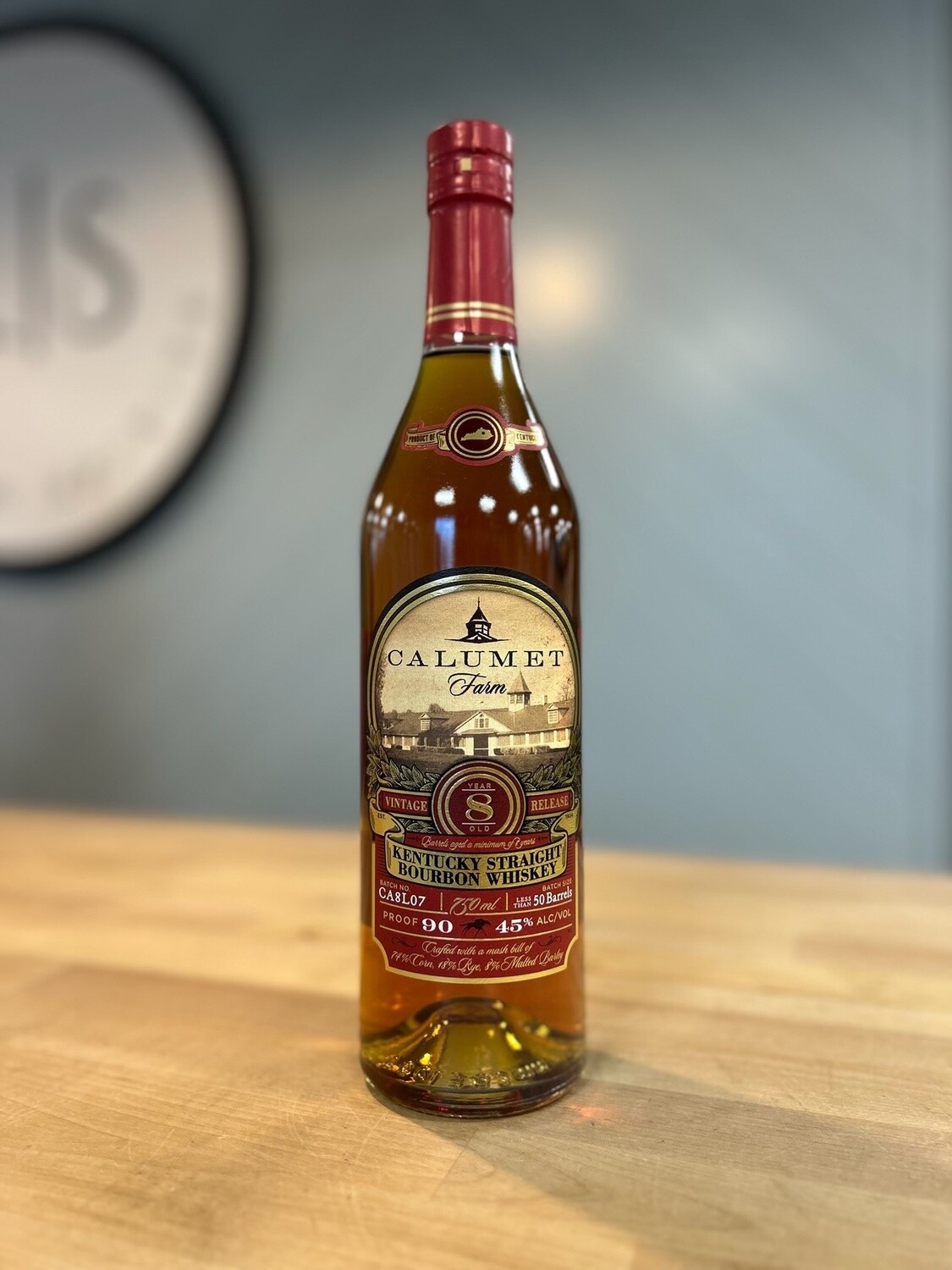 Calumet 8yr bourbon