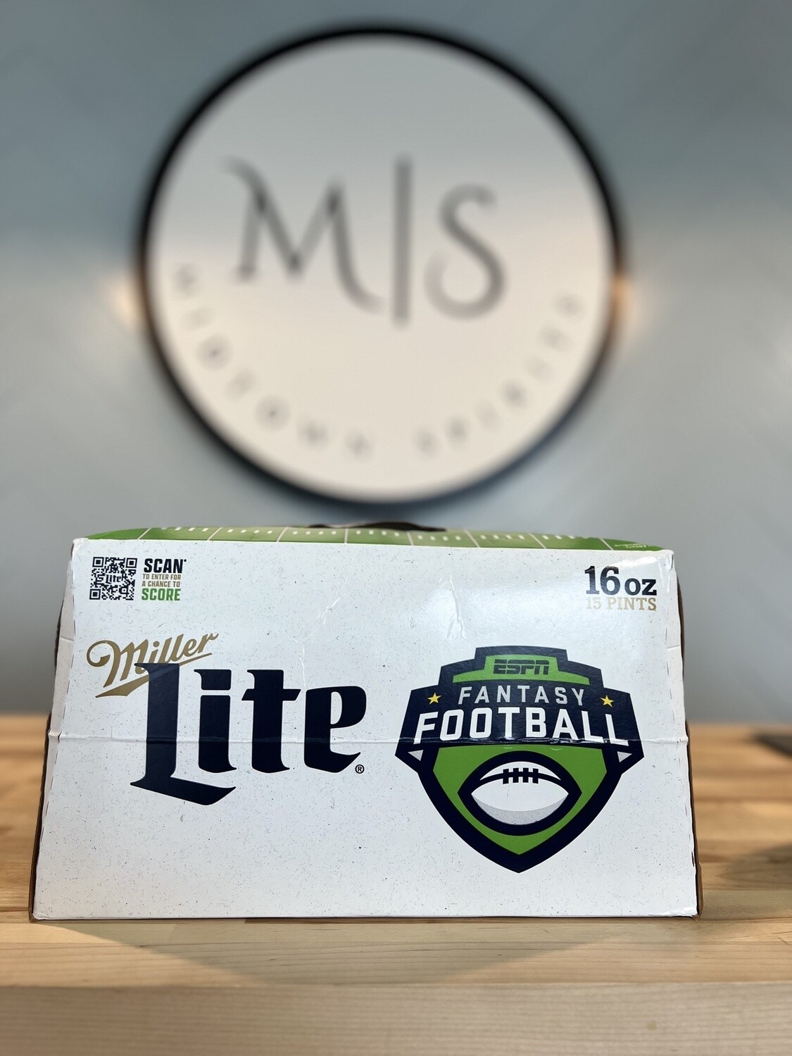 Miller lite Aluminum 15/16 pints