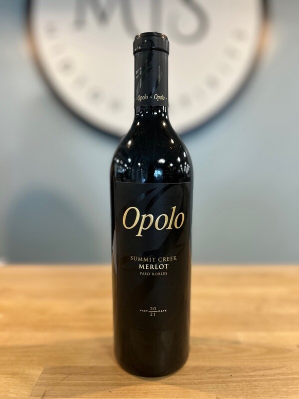 Opolo Summit Creek Merlot Paso Robles 2021