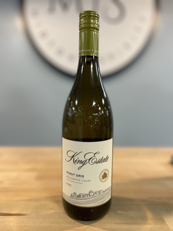 King Estate Pinot Gris Willamette Valley 2022