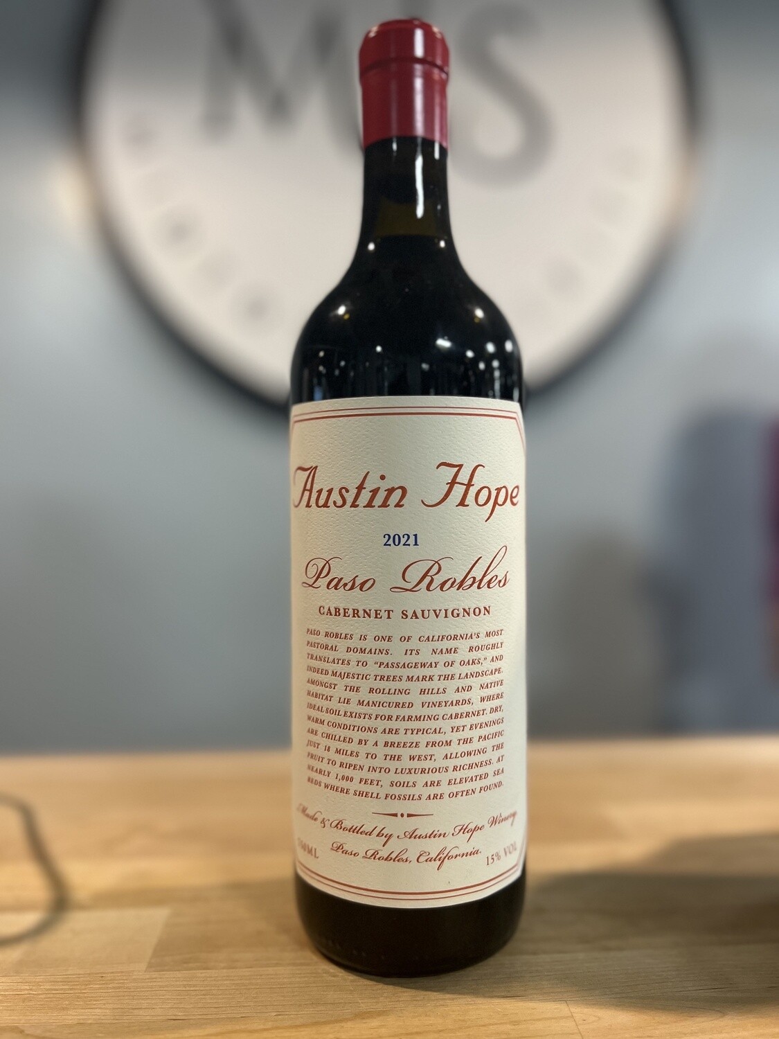 Austin Hope Paso Robles Cabernet Sauvignon 2021