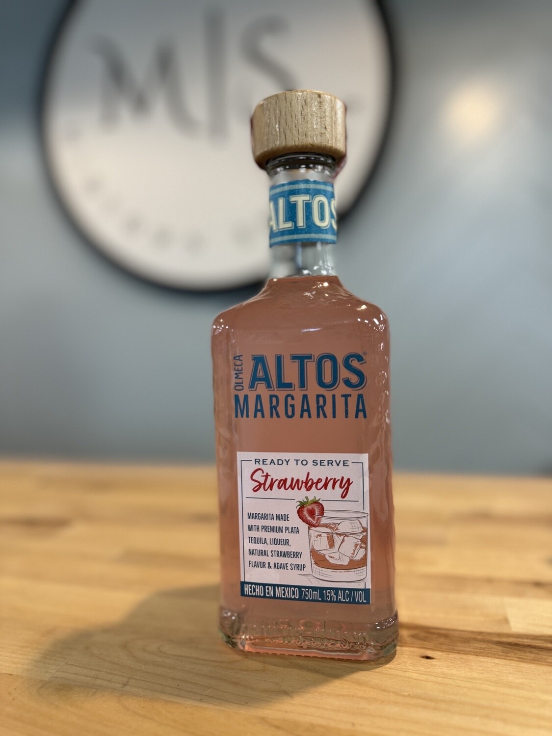 Olmeca Altos Classic Strawberry Margarita 750ml