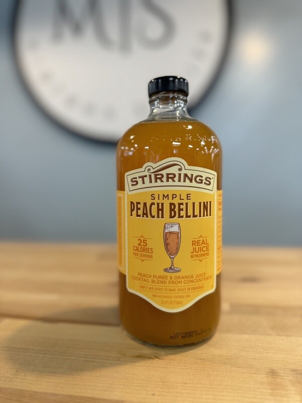 Stirrings Simple Peach Belini