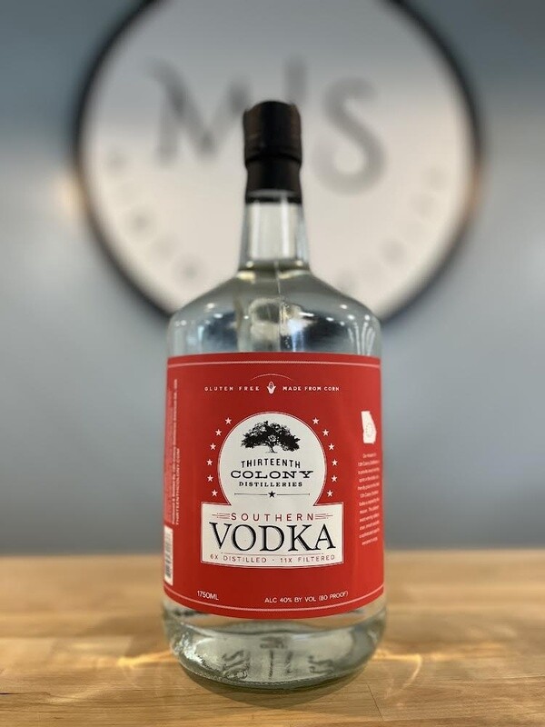 Thirteenth Colony Southern Vodka /1.75