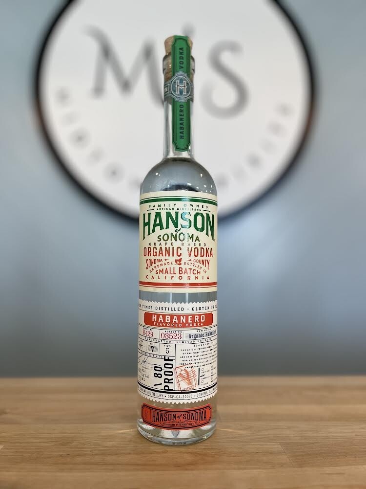 Hanson Habanero Organic Vodka /750