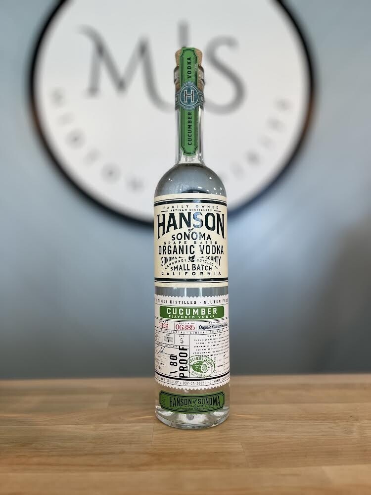 Hanson of Sonoma Cucumber Organic Vodka /750