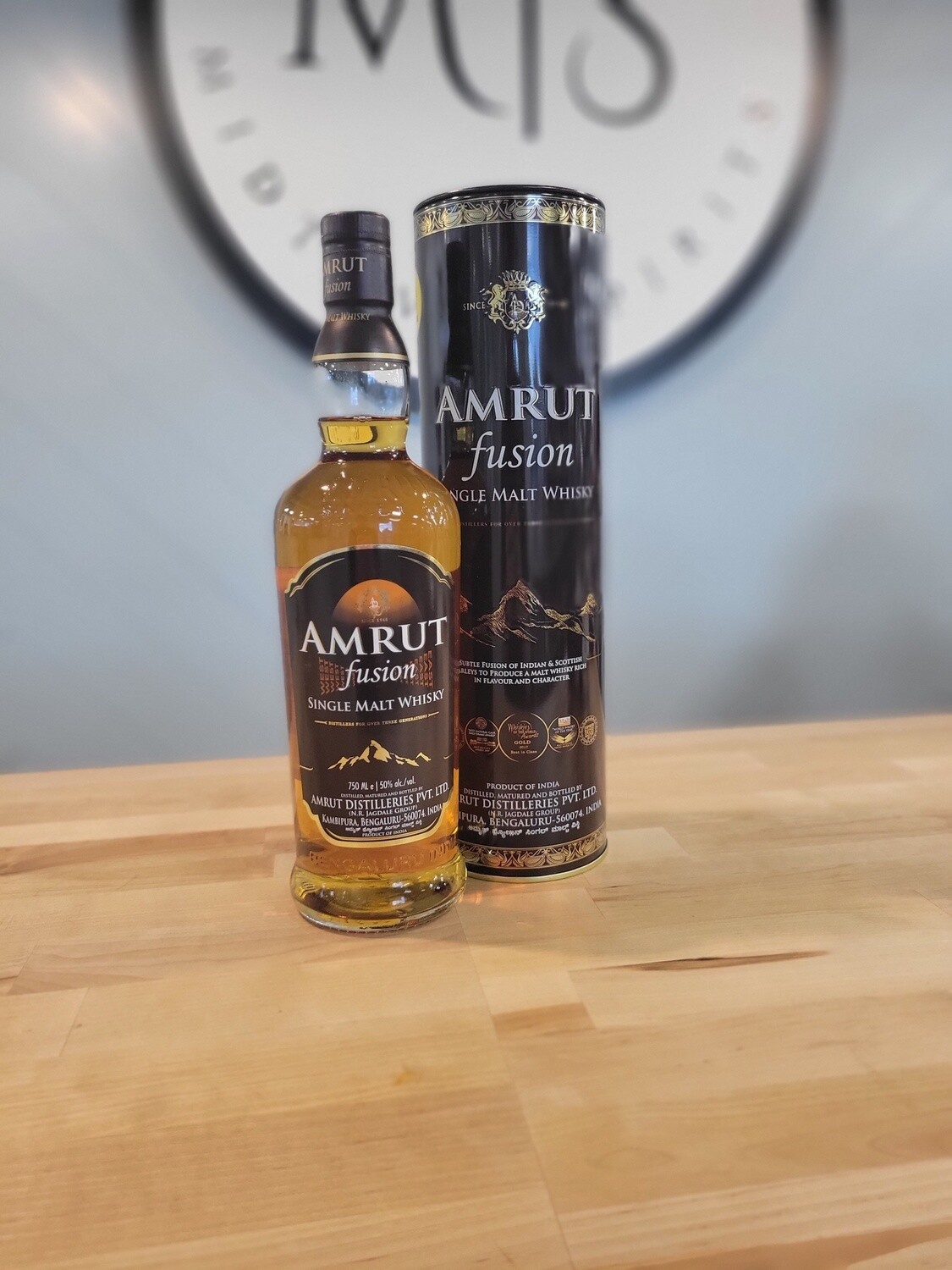 Amrut Fusion Indian Malt Whiskey Aged in Oak Barrels /750