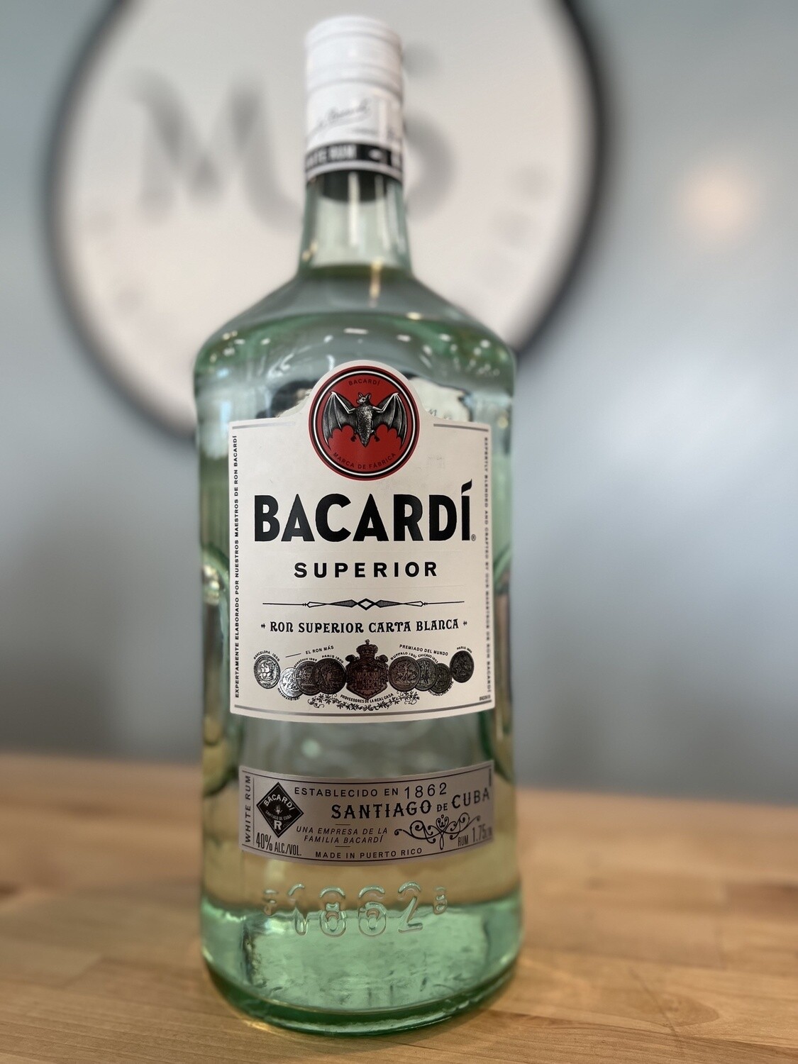 Bacardi Superior 80 Rum /1.75