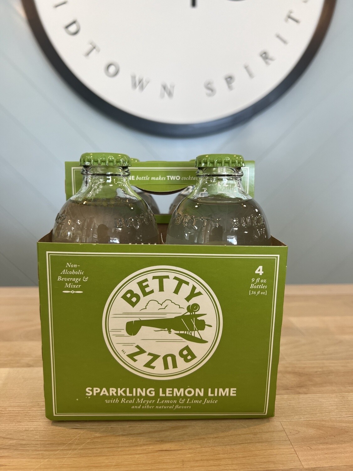 Betty Buzz Sparkling Lemon Lime 4pk