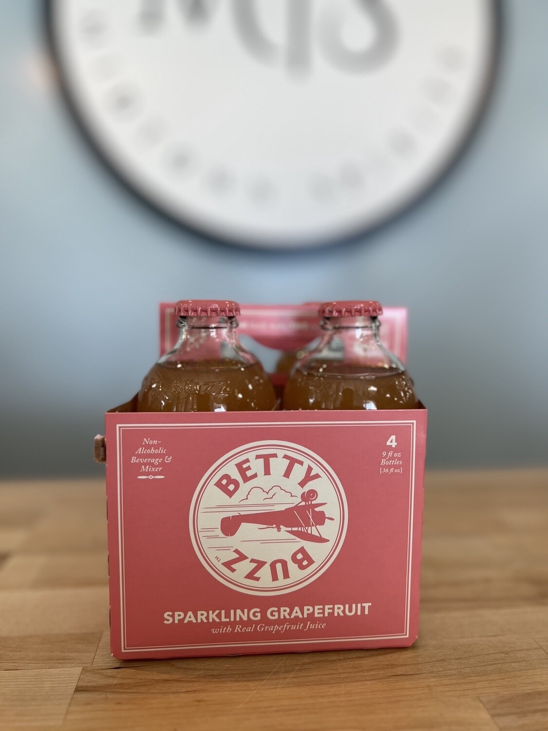 Betty Buzz Sparkling Grapefruit 4pck