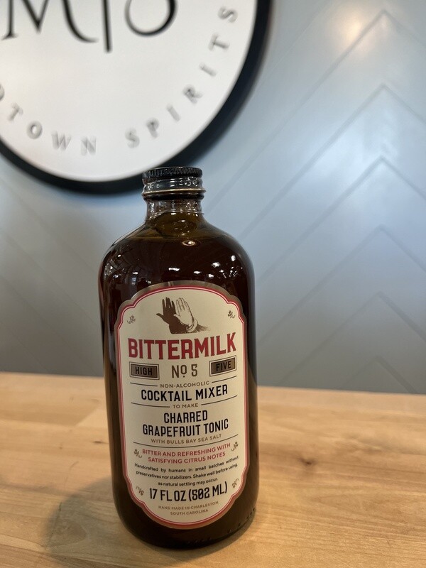 Bittermilk No. 5 Cocktail Mixer Charred Grapefruit Tonic