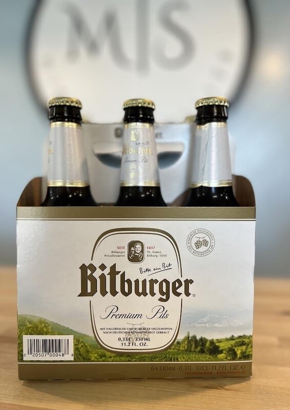 Bitburger Premium Pilsner 6pk (btl)