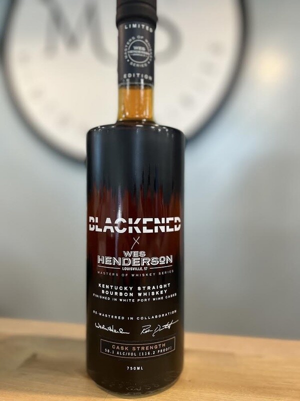 Blackened Wes Henderson Kentucky Straight Bourbon Whiskey