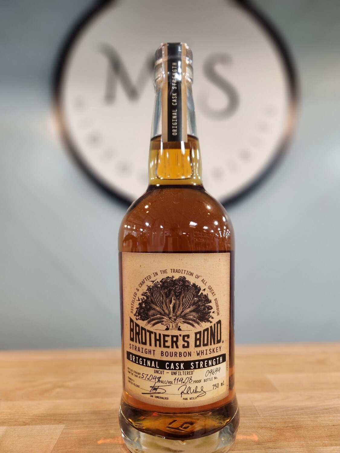 Brother&#39;s Bond Cast Strength Bourbon Whiskey /750