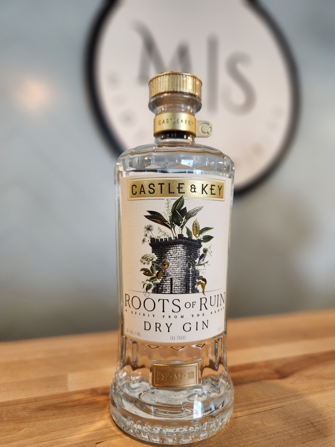 Castle &amp; Key Roots of Ruin Cry Gin 750ml