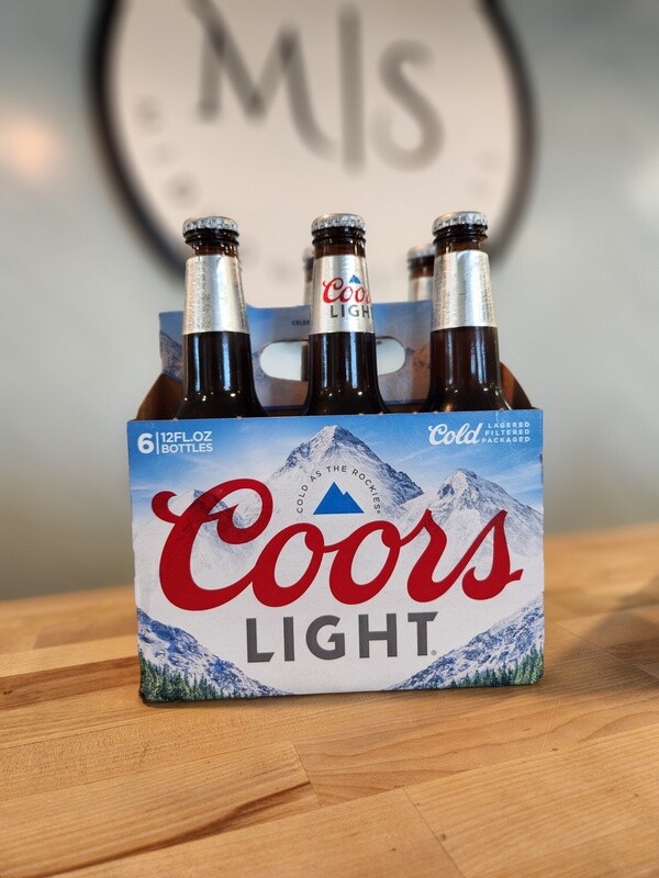Coors Light 6pk/BT