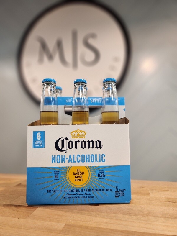 Corona 6pk 0% Alcohol (bottle)