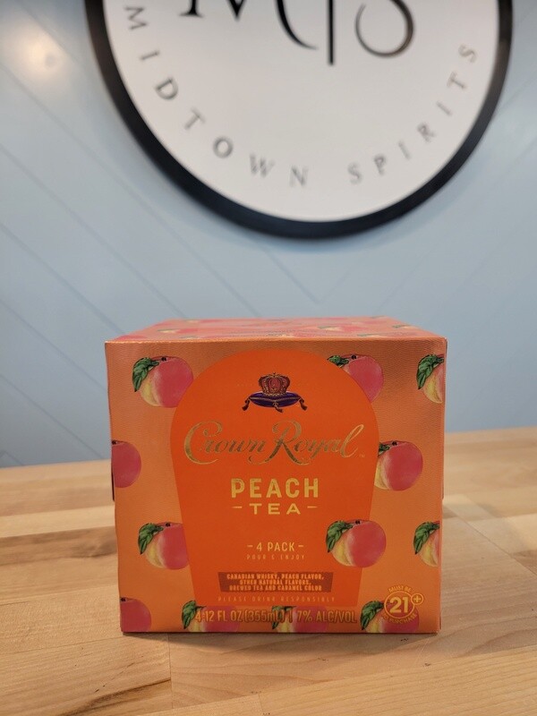 Crown Royal Peach Tea 4pk