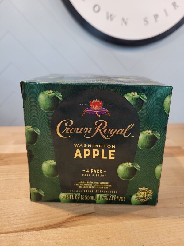 Crown Royal Washington Apple 4pk